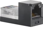 HAGER BOCCHIOTTI - Mini Jack a 8 poli, cat. 3 accessorio nero