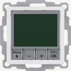 HAGER BOCCHIOTTI - Termostato, cont. NA, + pezzo c.le Serie S.1/B.3/B.7 bianco pol. opac