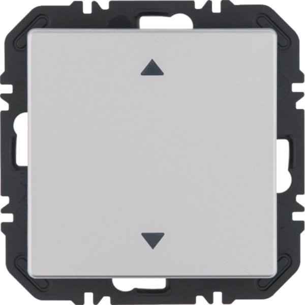 HAGER BOCCHIOTTI - Modulo EnOcean con bilanciere con simbolo frecce, Q.x allum. vern. velluto