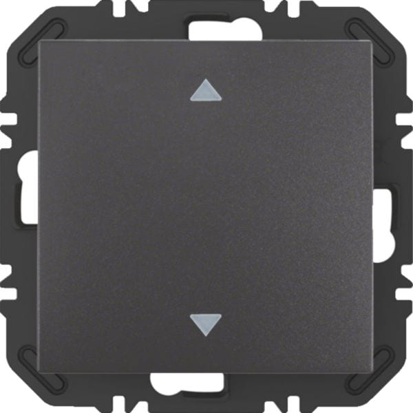 HAGER BOCCHIOTTI - Modulo EnOcean con bilanciere con simbolo frecce, S.1/B.x antracite opaco