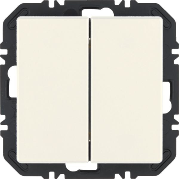 HAGER BOCCHIOTTI - Pulsanti Friends of Hue 2 IN, Q.x, bianco polare velluto