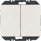 HAGER BOCCHIOTTI - Modulo EnOcean con bilanciere doppio, K.x bianco polare