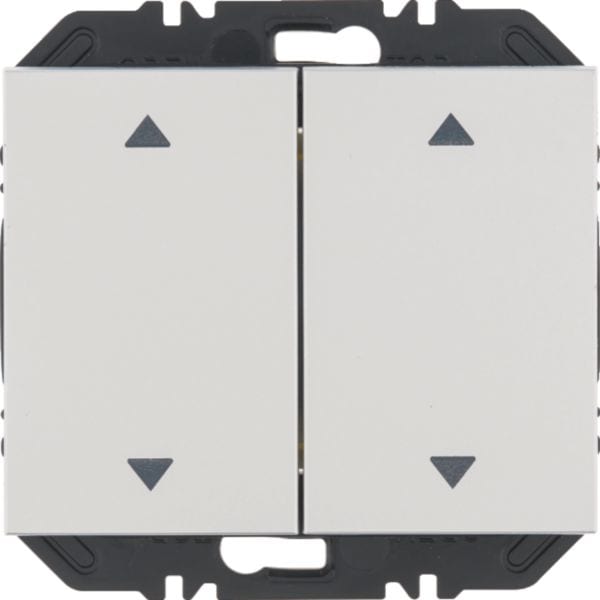 HAGER BOCCHIOTTI - Modulo EnOcean con bilanciere doppio con frecce, K.x alluminio verniciato opaco