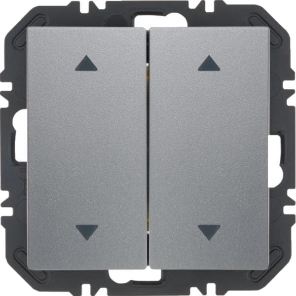 HAGER BOCCHIOTTI - Modulo EnOcean con bilanciere doppio con frecce, S.1/B.x allum. verniciato opaco