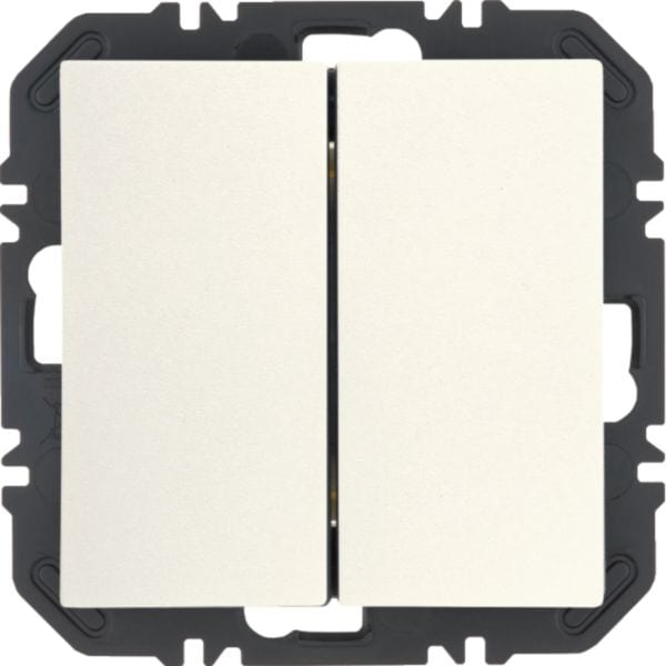 HAGER BOCCHIOTTI - Pulsanti Friends of Hue 2 IN, p.1, bianco polare lucido