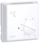 HAGER BOCCHIOTTI - Termostato Bimetallo Parete - Ind. Luminoso - 1 Nc 10A - 230V 50Hz - 3 Fili