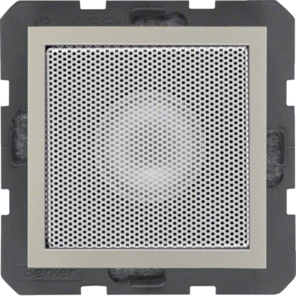 HAGER BOCCHIOTTI - Altoparlante Berker S.1/B.3/B.7 acciaio inox opaco, verniciato