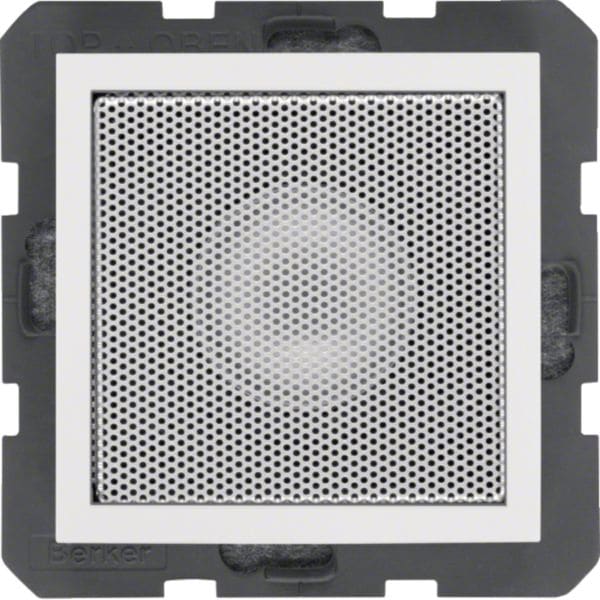 HAGER BOCCHIOTTI - Altoparlante Berker S.1/B.3/B.7 bianco polare opaco