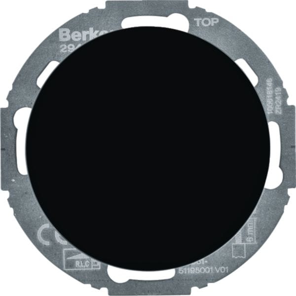 HAGER BOCCHIOTTI - Regolatore luce universale a manopola, (LED), R.classic nero
