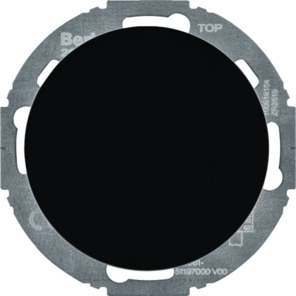 HAGER BOCCHIOTTI - Derivazione per regolatore luce universale a manopola, R.classic nero