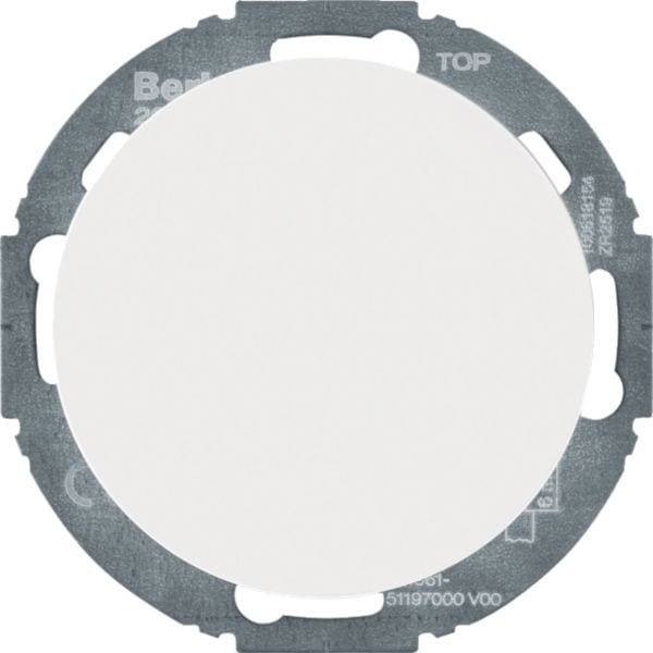 HAGER BOCCHIOTTI - Derivazione per regolatore luce universale a manopola, R.classic bianco polare