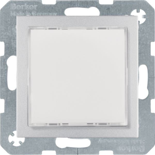 HAGER BOCCHIOTTI - Segnale luminoso a LED, RGB Berker B.7 alu opaco, verniciato