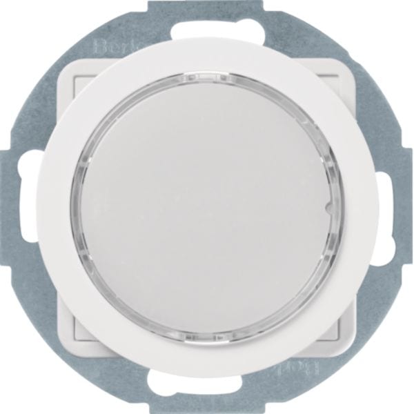 HAGER BOCCHIOTTI - Segnale luminoso a LED, RGB Berker R.1/R.3 bianco polare lucido