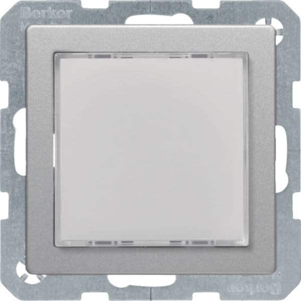 HAGER BOCCHIOTTI - Segnale luminoso a LED, RGB Berker Q.1/Q.3 alu velluto, verniciato