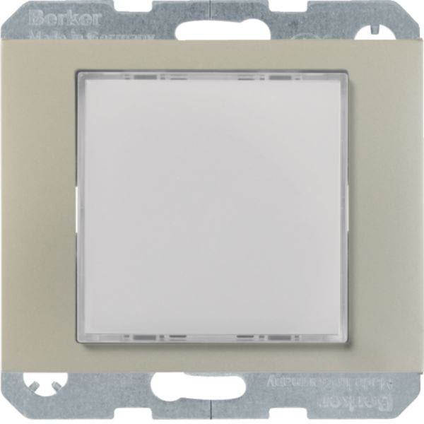 HAGER BOCCHIOTTI - Segnale luminoso a LED, RGB Berker K.5 acciaio inox opaco,?verniciato