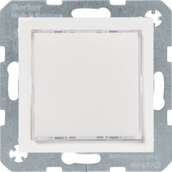 HAGER BOCCHIOTTI - Segnale luminoso a LED, RGB Berker S.1/B.3/B.7 bianco polare lucido