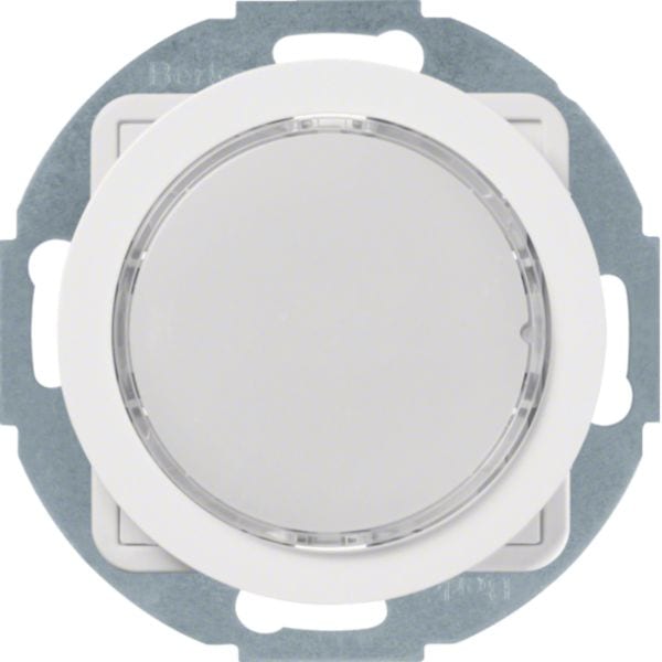HAGER BOCCHIOTTI - Segnale luminoso a LED, illuminazione rossa/verde R.1/R.3 bianco polare lucido