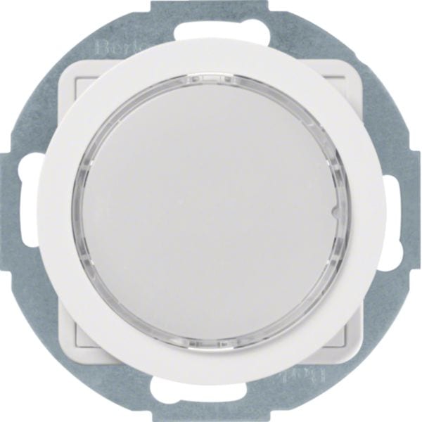 HAGER BOCCHIOTTI - Segnale luminoso a LED, illum. bianca Berker R.1/R.3 bianco polare lucido