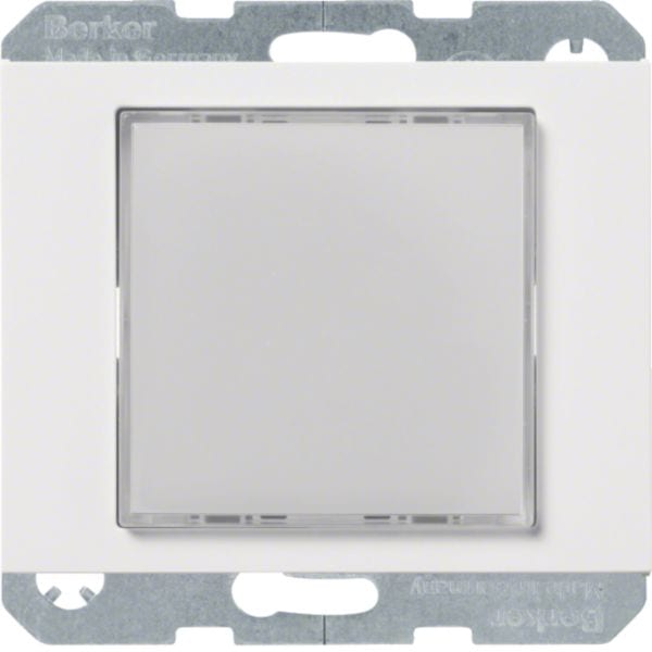 HAGER BOCCHIOTTI - Segnale luminoso a LED, illuminazione bianca Berker K.1 bianco polare lucido