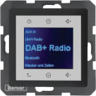 HAGER BOCCHIOTTI - Radio Touch DAB+, Q.x laccato vellutato antracite