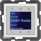HAGER BOCCHIOTTI - Radio Touch DAB+, velluto bianco polare Q.x
