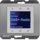 HAGER BOCCHIOTTI - Radio Touch DAB+, K.x inox laccato opaco