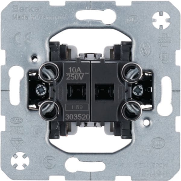 HAGER BOCCHIOTTI - Interruttore doppio per veneziane unipolare comando tapparelle