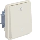 HAGER BOCCHIOTTI - Int. a 2 poli con Bilanc. e stampa "0" e "1" Serie W.1 bianco pol. opac