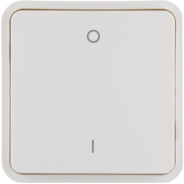 HAGER BOCCHIOTTI - Bilanciere con serigrafia "0 - 1" W.1 bianco polare