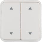 HAGER BOCCHIOTTI - Bilanciere doppio con serigrafia frecce W.1 bianco polare