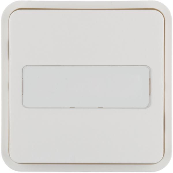 HAGER BOCCHIOTTI - Bilanciere con campo di scrittura W.1 bianco polare