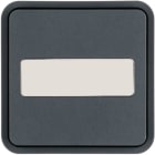 HAGER BOCCHIOTTI - Bilanciere con campo di scrittura W.1 grigio