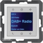 HAGER BOCCHIOTTI - Radio Touch DAB+ / Bluetooth, S.1 bianco polare opaco