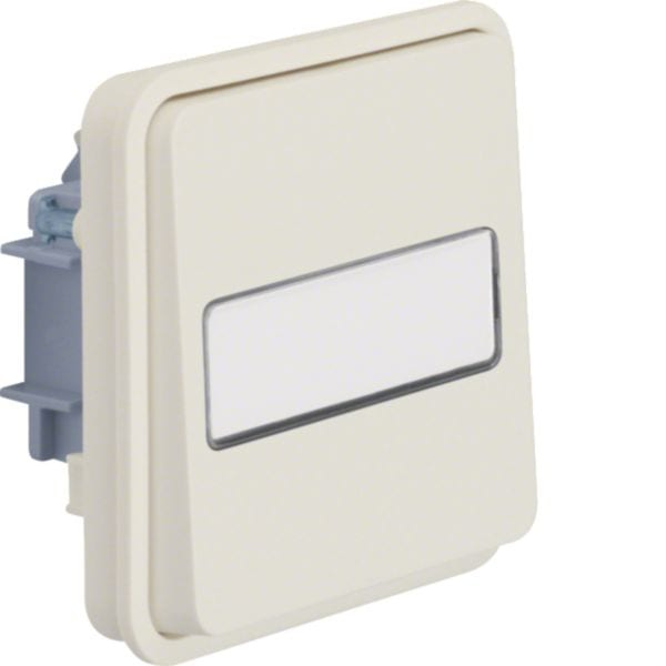 HAGER BOCCHIOTTI - Supporto deviat. con bilanciere a parete/da incasso Serie W.1 Bianco pol. opaco