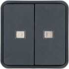 HAGER BOCCHIOTTI - Bilanciere doppio con lenti W.1 grigio