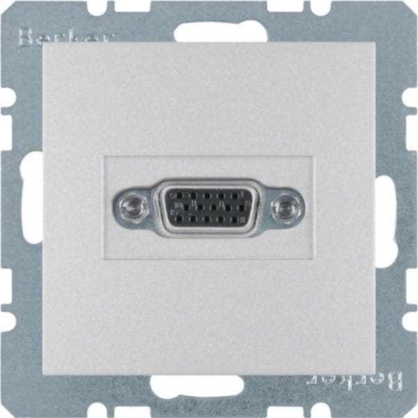 HAGER BOCCHIOTTI - Presa VGA Berker B.7 alu opaco, verniciato