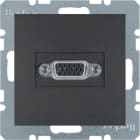 HAGER BOCCHIOTTI - Presa VGA Berker B.3/B.7 antracite opaco