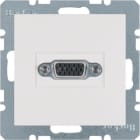 HAGER BOCCHIOTTI - Presa VGA Berker S.1/B.3/B.7 bianco polare opaco