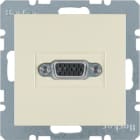 HAGER BOCCHIOTTI - Presa VGA Berker S.1 bianco lucido