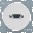 HAGER BOCCHIOTTI - Presa VGA posteriore Berker R.1/R.3 bianco polare lucido