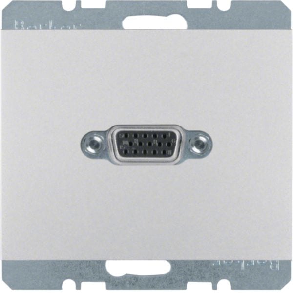 HAGER BOCCHIOTTI - Presa VGA posteriore Berker K.5 alu opaco, verniciato