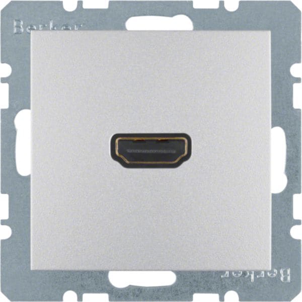 HAGER BOCCHIOTTI - Presa High Definition Berker B.7 alu opaco, verniciato