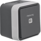 HAGER BOCCHIOTTI - Deviat. di controllo con stampa "Heizung" Serie W.1 grigio/grigio chiaro opac