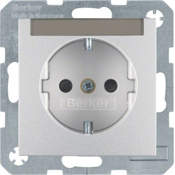 HAGER BOCCHIOTTI - Presa SCHUKO Serie B.7 alu opaco, verniciato