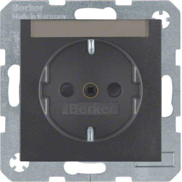 HAGER BOCCHIOTTI - Presa SCHUKO Serie B.3/B.7 antracite opaco