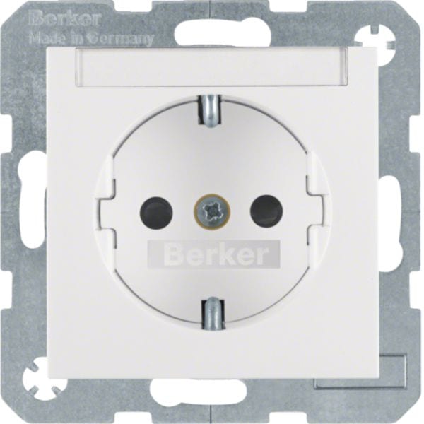 HAGER BOCCHIOTTI - Presa SCHUKO Serie S.1/B.3/B.7 bianco polare opaco
