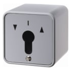 HAGER BOCCHIOTTI - Comm. x venez. bipol. con stampa a parete x cilindri di chiusura Pressofus IP44