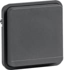 HAGER BOCCHIOTTI - Inserto prese SCHUKO con coperchi a cerniera a parete/da incasso W.1 grigio