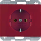 HAGER BOCCHIOTTI - Presa SCHUKO Berker K.1 rosso lucido