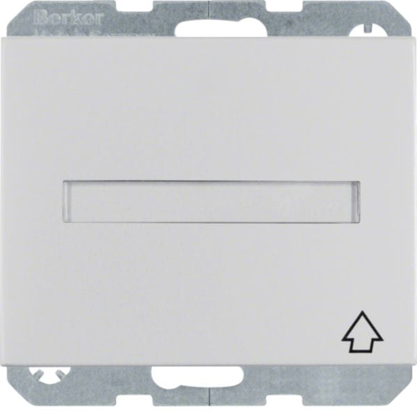HAGER BOCCHIOTTI - presa SCHUKO con coperchio a cerniera Serie K.5 alu, alluminio anodizzato
